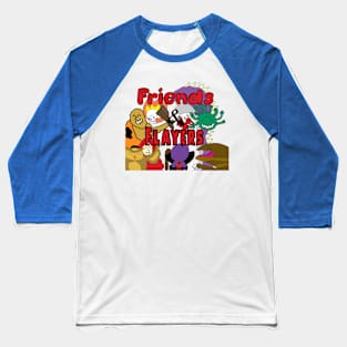 Friends and Flayers Logo Baseball T-Shirt